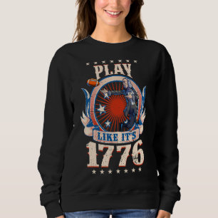 Football George Washington 4th Of July Boy Men Ame Sweatshirt