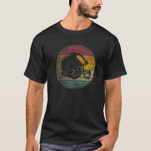 Football Gift Vintage Distressed Retro Sunset Men T-Shirt