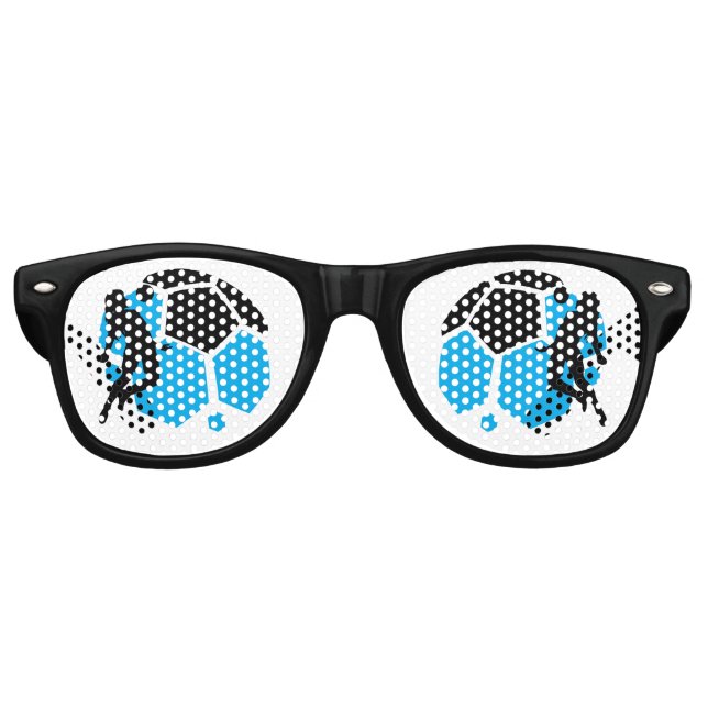 Football Girl Birthday, Football Player Gift Retro Sunglasses (Front)