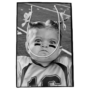 Football Girl Medium Gift Bag