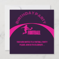Football Girl Player, Team, Birthday Girl Gift