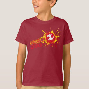 Football Goal net splat soccer custom t-shirt
