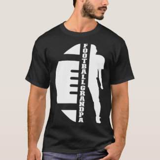 Football Grandpa Of A Football Player Grandfather T-Shirt