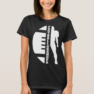 Football Grandpa Of A Football Player Grandfather T-Shirt