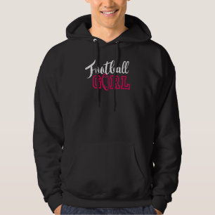 Football Graphic Women And Girls Football Player Hoodie
