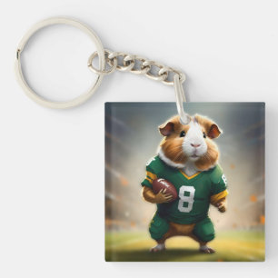 Football Guinea Pig,  Keychain