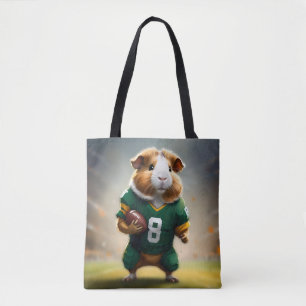 Football Guinea Pig, Tote Bag