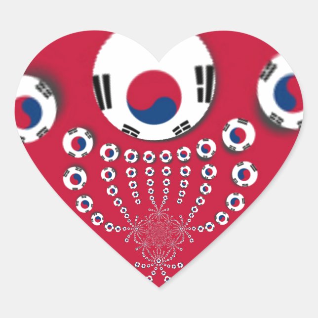 Football. Heart Sticker (Front)