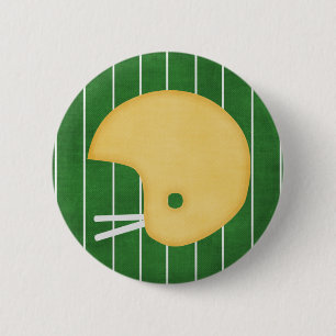Football helmet 2 inch round button
