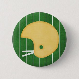 Football helmet 2 inch round button