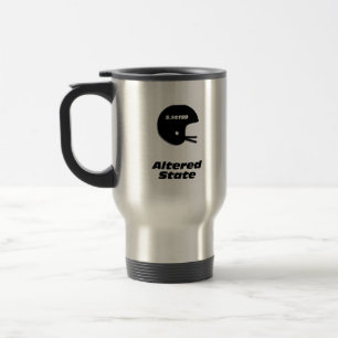 Football Helmet Altered State Travel Mug