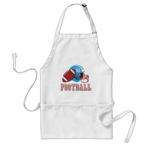 Football helmet and ball standard apron
