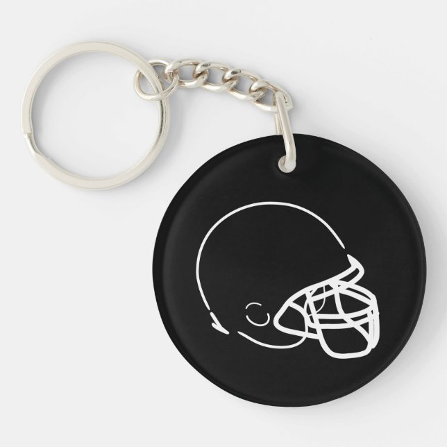Football Helmet Keychain (Front)