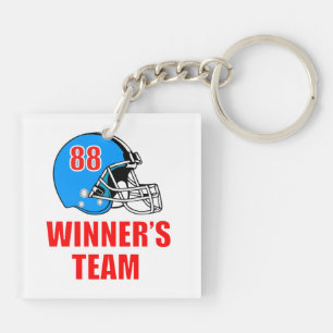 Football helmet keychain