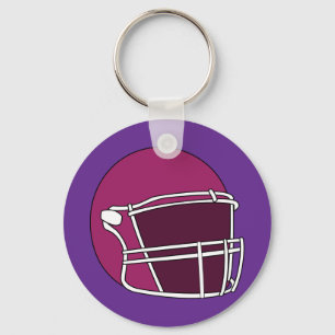 Football Helmet Keychain