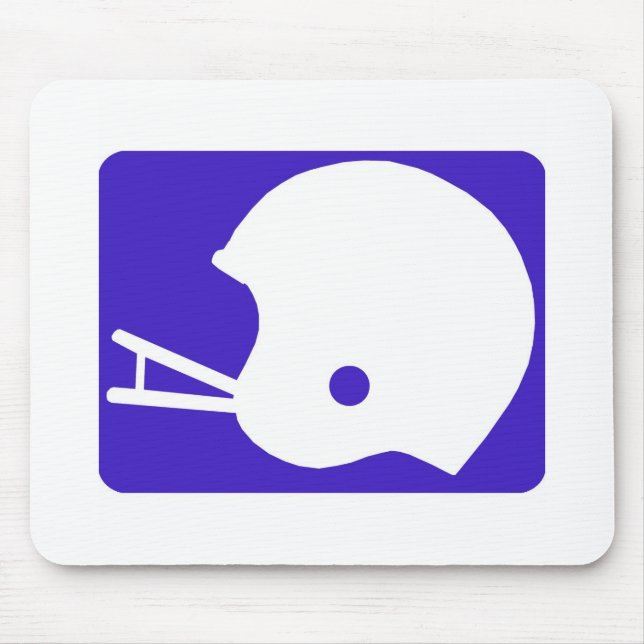 football helmet logo mouse pad (Front)