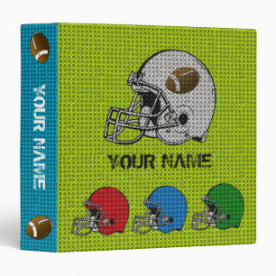Football Helmet Sport Binder 1