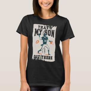 Football Helmet That's My Son Vintage Football Equ T-Shirt