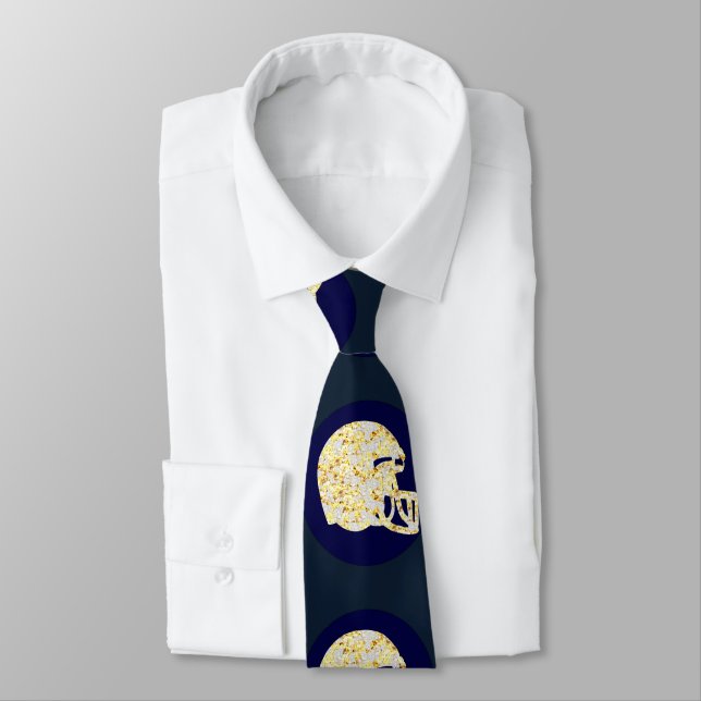 FOOTBALL HELMET TIE (Tied)