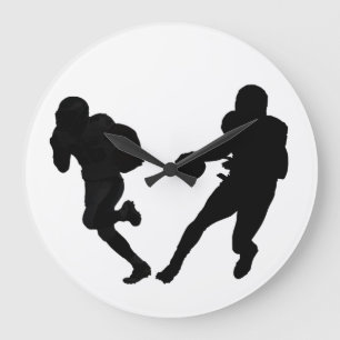 Football image for Round (Large) Wall Clock