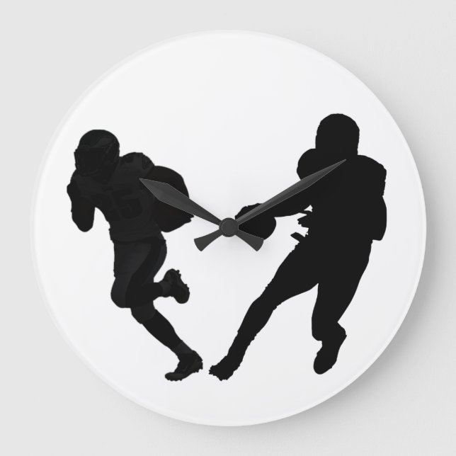Football image for Round (Large) Wall Clock (Front)