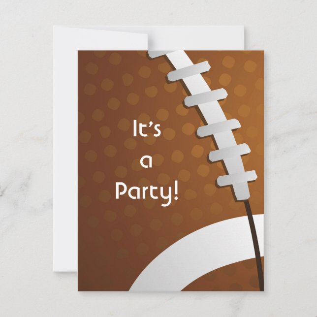 Football Invitation (Front)