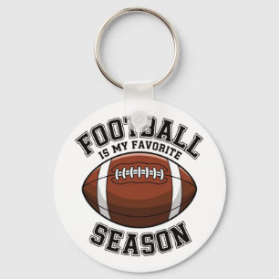 Football is my favourite season keychain