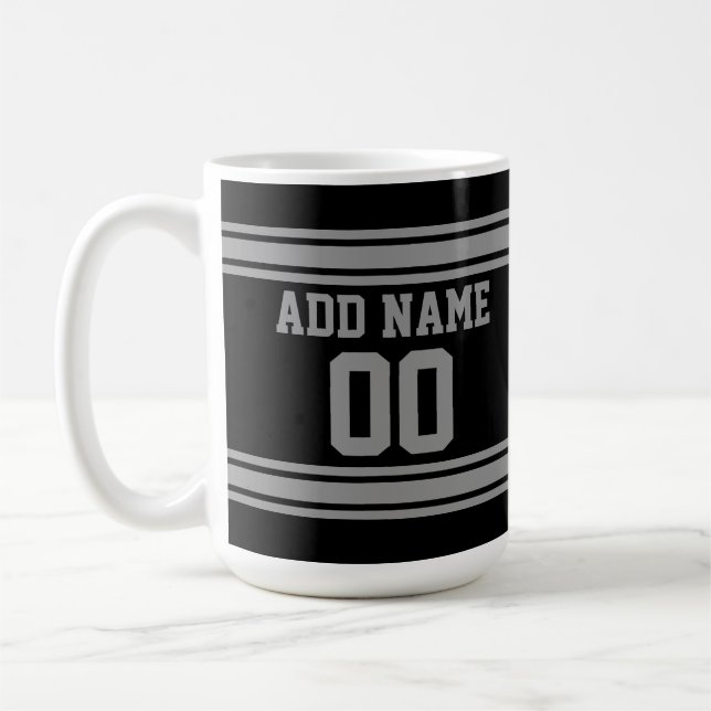 Football Jersey - Customize with Your Info Coffee Mug (Left)