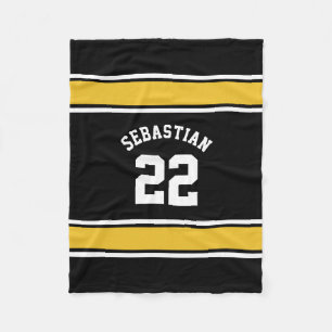 Football Jersey Novelty Personalized Name Fleece Blanket