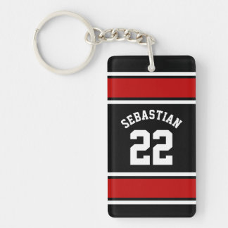 Football Jersey Novelty Personalized Name Keychain