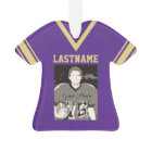 Football Jersey Purple Gold Uniforme avec photo