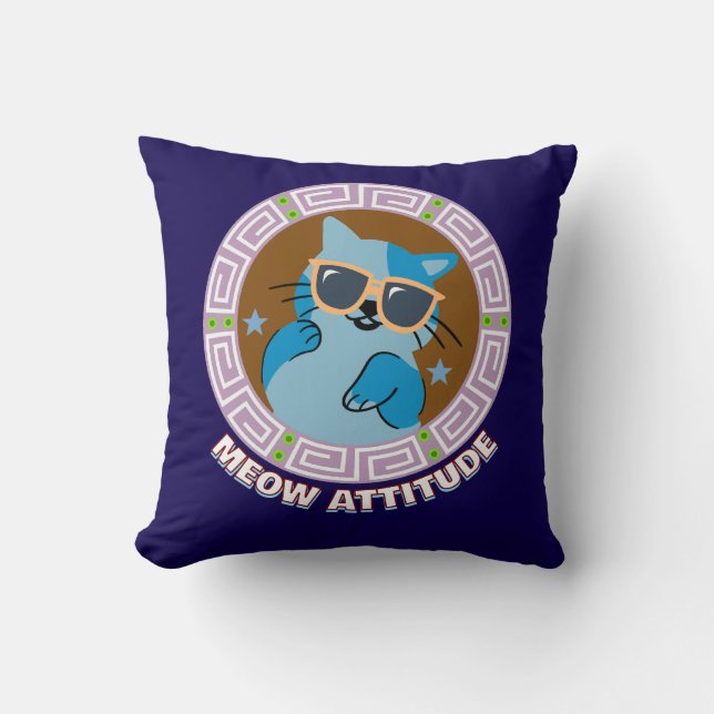 Football Jersey Throw Pillow (Front)