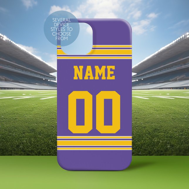 Football Jersey with Area To Customize Case-Mate iPhone Case (Personalized Phone Case with A sporty Design)