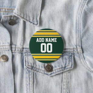 Football Jersey with Custom Name Number 3 Inch Round Button