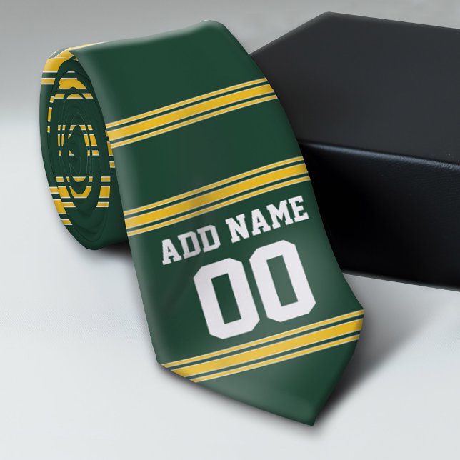 Football Jersey with Custom Name Number Tie (Custom Tie)