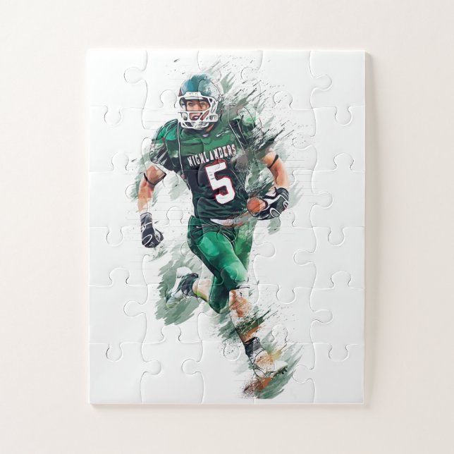 Football Jigsaw Puzzle (Vertical)