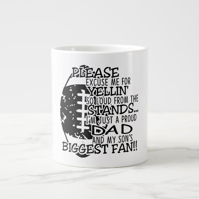 Football - Jumbo Mug (Devant)