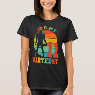 Football kid 11 Year Old Birthday Football Theme I T-Shirt