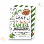 Football Kids Birthday Invitation<br><div class="desc">Kick off the fun with our Football Kids Birthday Invitation! 🏈🎉</div>
