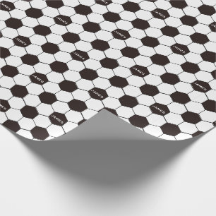 Football Kids Soccer pattern Footballer birthday Wrapping Paper