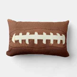 Football Laces Graphic Lumbar Pillow