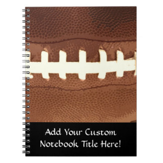 Football Laces Graphic Notebook
