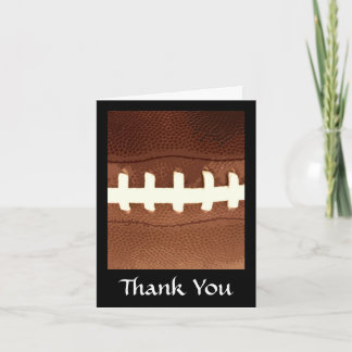Football Laces Graphic Thank You Card