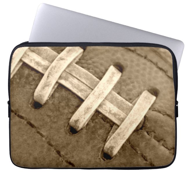 Football Laces Laptop Case (Front)