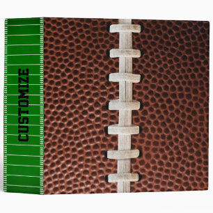 Football Laces Texture Background Binder