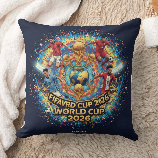 Football Legend Inspired Throw Pillow (Blanket)
