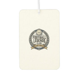 Football Legends Club Vintage Soccer Shirt Design_ Air Freshener