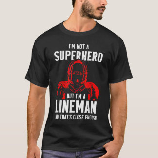 Football Lineman Hero Offensive Defensive Player T-Shirt