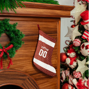 Football Look Personalized Stocking