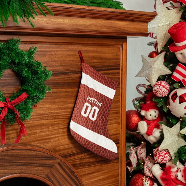 Football Look Personalized Stocking (Creator Uploaded)